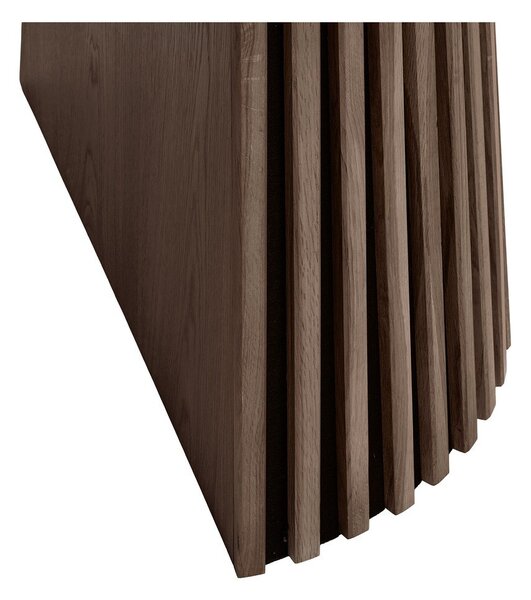 Tavolo da pranzo rotondo allungabile con piano effetto rovere ø 120 cm Osaka - House Nordic