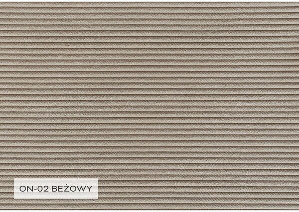 Divano letto angolare in velluto a coste beige (angolo destro) Lofty Lilly - Miuform