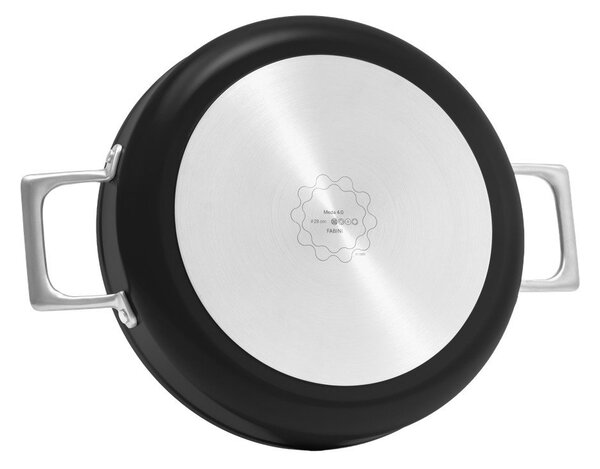 Padella con coperchio/con superficie in ceramica ø 28 cm Meda 4.0 – FABINI