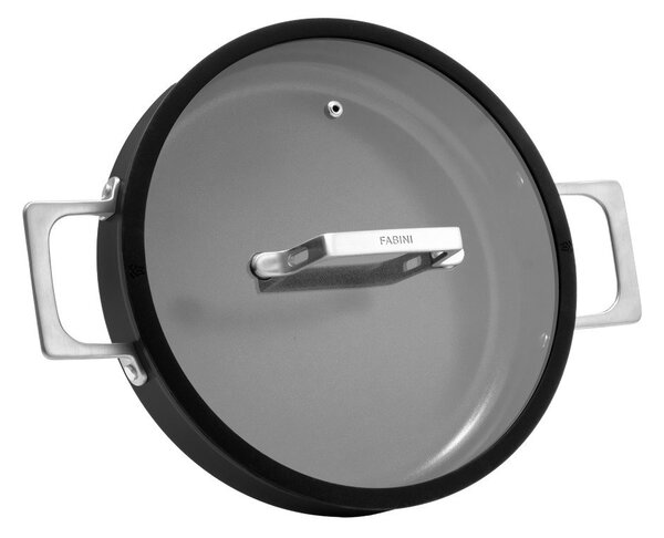 Padella con coperchio/con superficie in ceramica ø 28 cm Meda 4.0 – FABINI