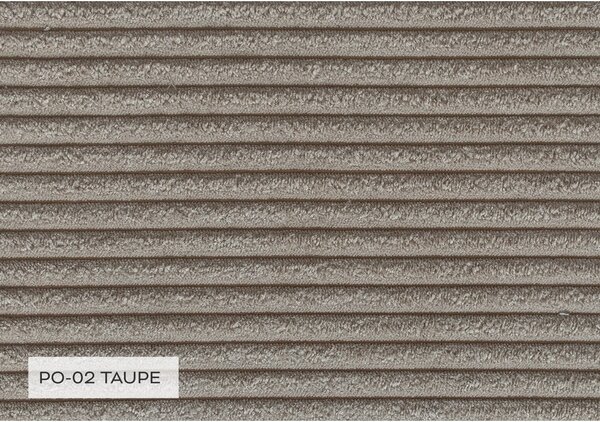 Divano letto angolare in velluto a coste beige Brave Dave - Miuform