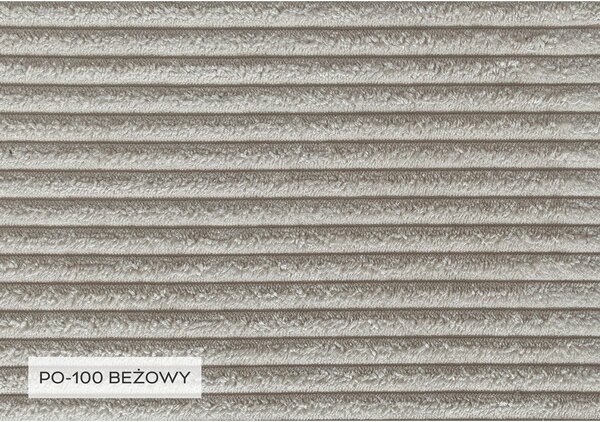 Divano letto angolare in velluto a coste bianco Brave Dave - Miuform