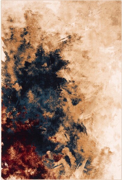 Tappeto in lana 133x180 cm Burst dark beige - Agnella