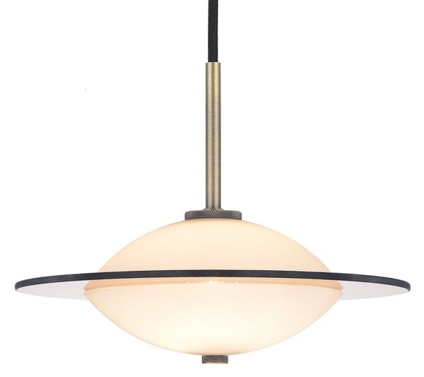 Lampada a sospensione Halo Design, ORBIT, dimmerabile, Bronzo / Ottone anticato, Soggiorno, Vetro, Design