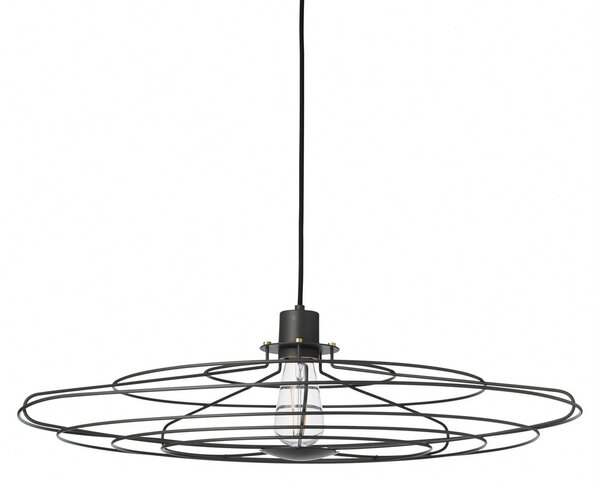 Lampada a sospensione Halo Design, RADIO, dimmerabile, Grigio, Soggiorno, Metallo, Design