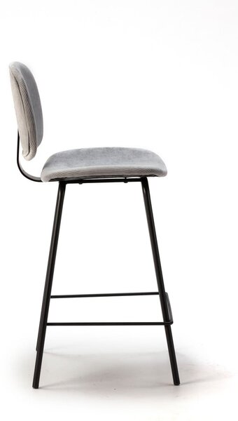 Set di sgabelli da bar grigio chiaro 2pz (altezza seduta 66 cm) Arus - Marckeric