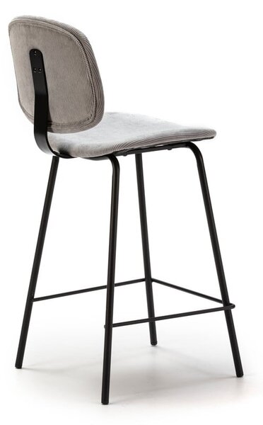 Set di sgabelli da bar grigio chiaro 2pz (altezza seduta 66 cm) Arus - Marckeric