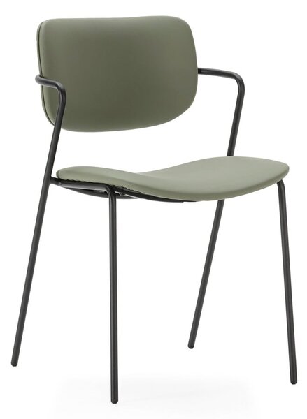 Set di sedie da pranzo kaki 2 pz Maika - Marckeric