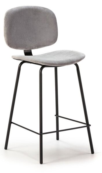 Set di sgabelli da bar grigio chiaro 2pz (altezza seduta 66 cm) Arus - Marckeric