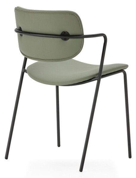 Set di sedie da pranzo kaki 2 pz Maika - Marckeric
