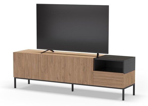 Mobile TV color legno naturale 180x55 cm Cailin - Marckeric