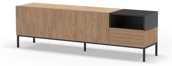 Mobile TV color legno naturale 180x55 cm Cailin - Marckeric