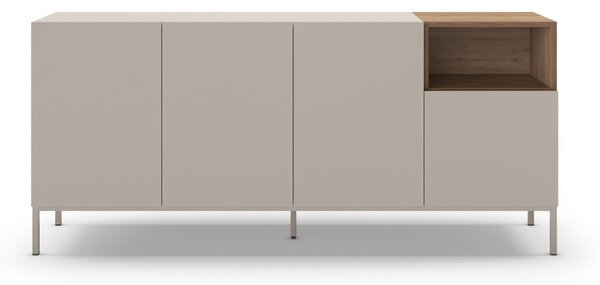 Cassettiera color crema 180x80 cm Cailin - Marckeric
