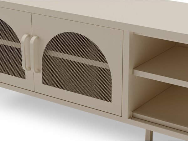Mobile TV color crema 160x50 cm Diora - Marckeric