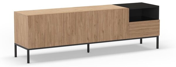 Mobile TV color legno naturale 180x55 cm Cailin - Marckeric