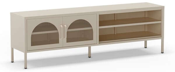 Mobile TV color crema 160x50 cm Diora - Marckeric