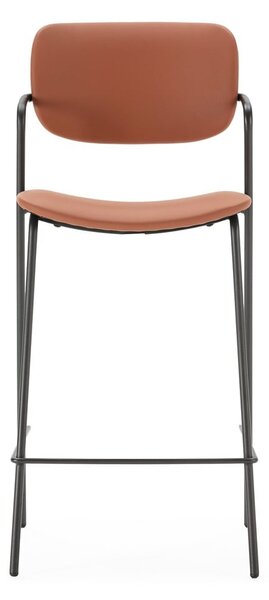 Set di sgabelli da bar color mattone in set da 2 (altezza seduta 68 cm) Maika - Marckeric