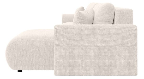 Divano angolare bianco allungabile (con composizione variabile) Lorine – Ropez