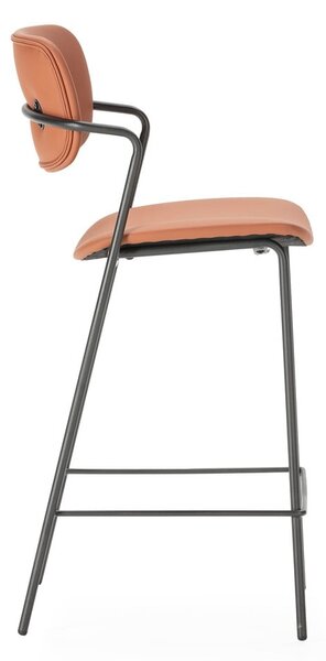 Set di sgabelli da bar color mattone in set da 2 (altezza seduta 68 cm) Maika - Marckeric
