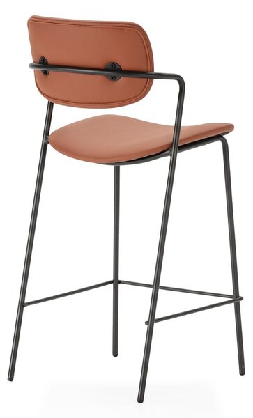 Set di sgabelli da bar color mattone in set da 2 (altezza seduta 68 cm) Maika - Marckeric