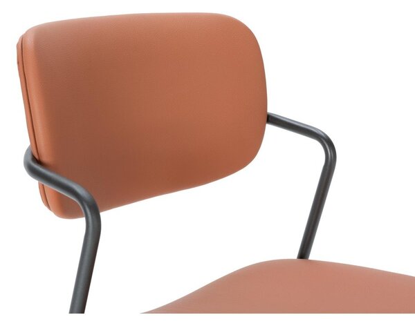 Set di sedie da pranzo color mattone 2 pz Maika - Marckeric