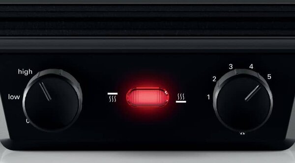 Bosch Bistecchiera Elettrica Doppia Piastra Antiaderente Potenza 2000 Watt colore Argento - TCG4215