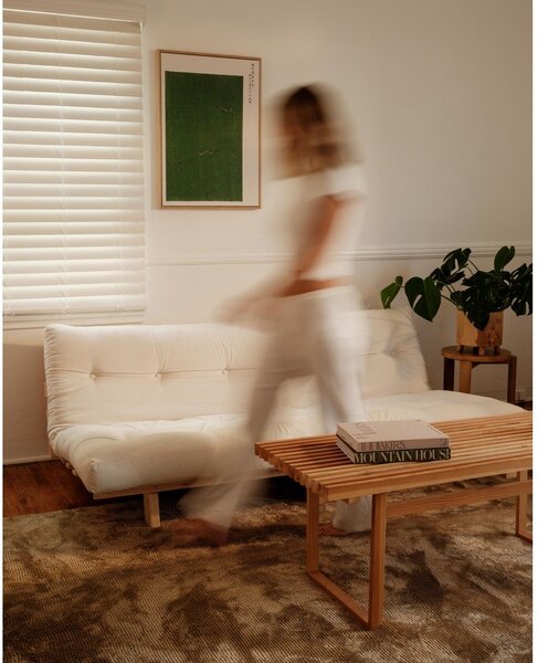 Divano in velluto a coste giallo 200 cm Lean - Karup Design