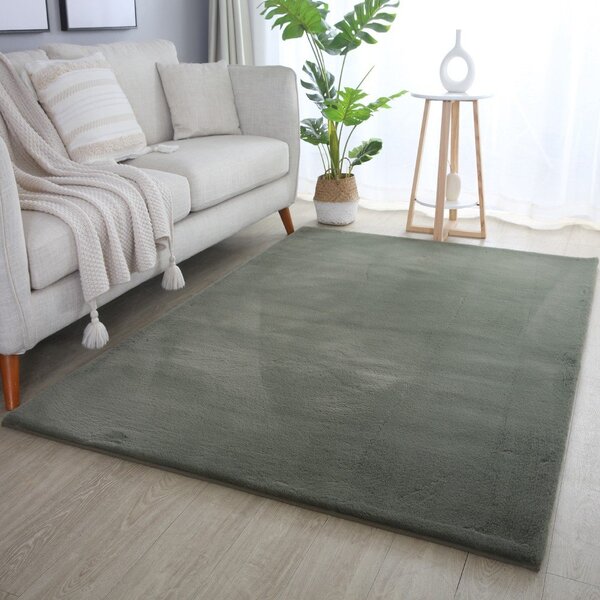 Tappeto lavabile verde 80x150 cm Pouffy - Ayyildiz Carpets