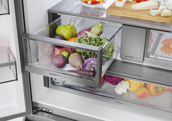 Haier Frigorifero Americano Side by Side Capacit 703 Litri Classe energetica E Raffreddamento No Frost colore Acciaio Inox - HFR79F19EFGK