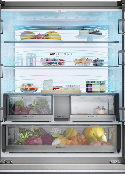 Haier Frigorifero Americano Side by Side Capacit 703 Litri Classe energetica E Raffreddamento No Frost colore Acciaio Inox - HFR79F19EFGK