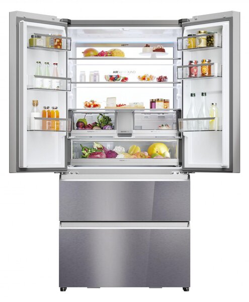 Haier Frigorifero Americano Side by Side Capacit 703 Litri Classe energetica E Raffreddamento No Frost colore Acciaio Inox - HFR79F19EFGK