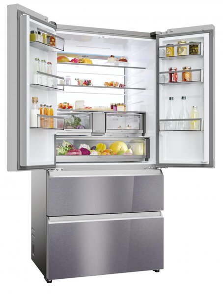 Haier Frigorifero Americano Side by Side Capacit 703 Litri Classe energetica E Raffreddamento No Frost colore Acciaio Inox - HFR79F19EFGK
