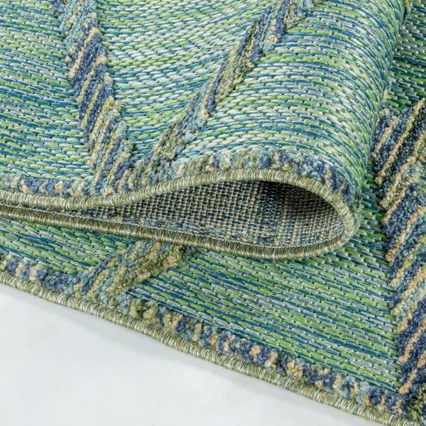 Passatoia verde per esterni 80x250 cm Bahama - Ayyildiz Carpets
