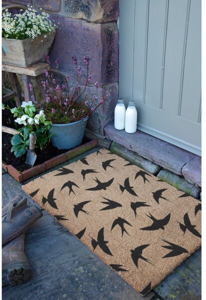 Zerbino in fibre di cocco 40x60 cm Swallows – Artsy Doormats