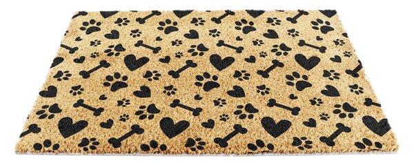 Zerbino in fibre di cocco 40x60 cm Paws and Bones – Artsy Doormats