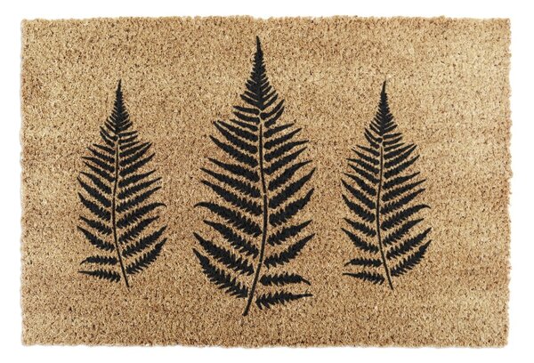 Zerbino in fibre di cocco 40x60 cm Fern Leaf – Artsy Doormats