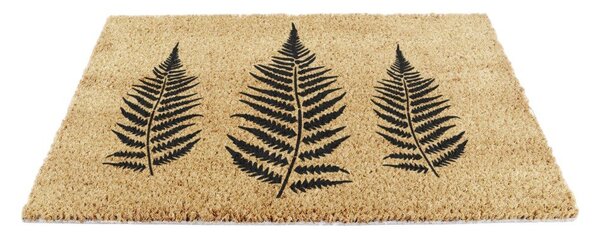 Zerbino in fibre di cocco 40x60 cm Fern Leaf – Artsy Doormats