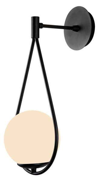 Lampada da parete nera ø 15 cm Arch – Squid Lighting