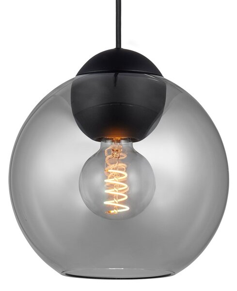 Lampada a sospensione Halo Design, BUBBLES, dimmerabile, Grigio, Soggiorno, Vetro, Design