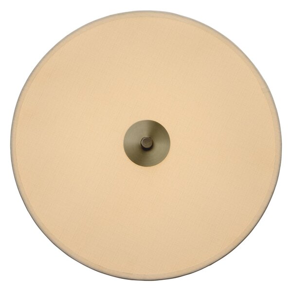 Plafoniera Halo Design, SHADE, dimmerabile, Beige, Soggiorno, Tessuto / Tessile, Design