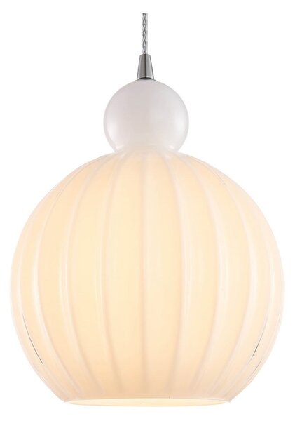 Lampada a sospensione Halo Design, BALL BALL, dimmerabile, Bianco, Soggiorno, Vetro, Design