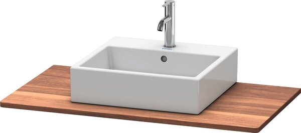Console en bois massif Duravit XSquare, 1 découpe, 1000x20x550mm, XS061E07777, XS061E07777