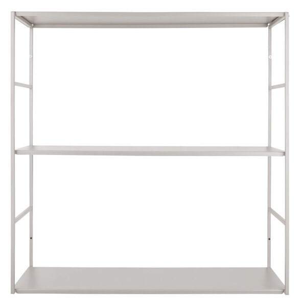 Mensola da parete in metallo grigio , 60 x 60 cm Level - PT LIVING