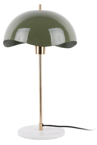 Leitmotiv - Lampada da tavolo Waved Dome - Verde giungla