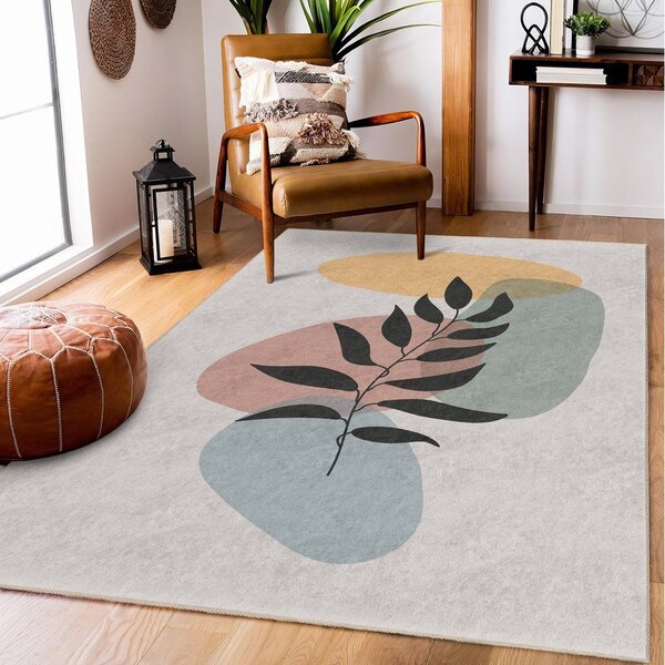 Passatoia color crema lavabile 80x200 cm Illustrated Autumn – Mila Home