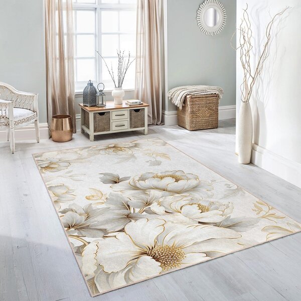 Passatoia color crema lavabile 80x200 cm Soft and Gentle – Mila Home