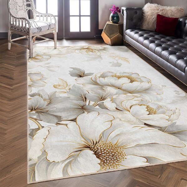 Passatoia color crema lavabile 80x200 cm Soft and Gentle – Mila Home