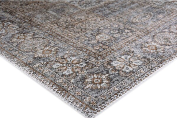 Passatoia grigia lavabile 80x200 cm Vintage Orient – Vitaus