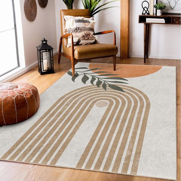 Passatoia color crema lavabile 80x200 cm Dot Arch – Mila Home