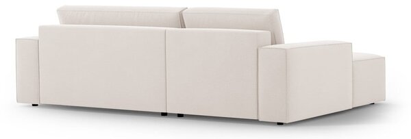 Divano letto angolare beige (angolo sinistro) Jodie - Micadoni Home